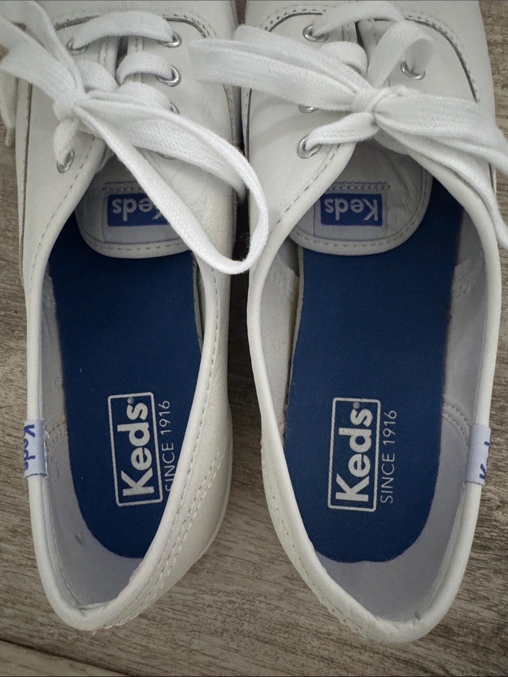 Keds White Leather Size 8 - Picture 6 of 8